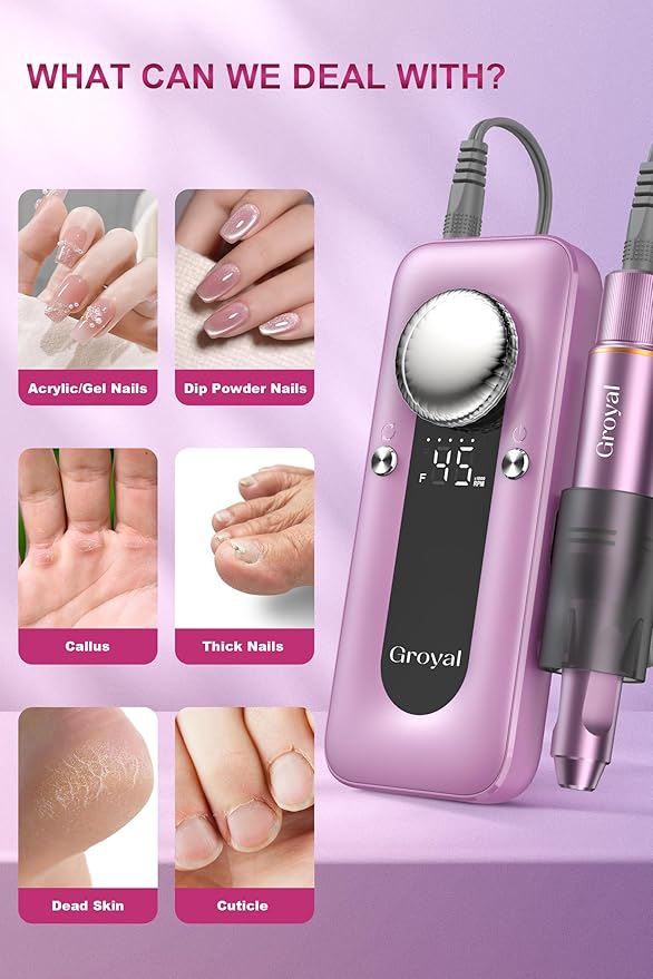 Electric nail drill professional, 45000rpm