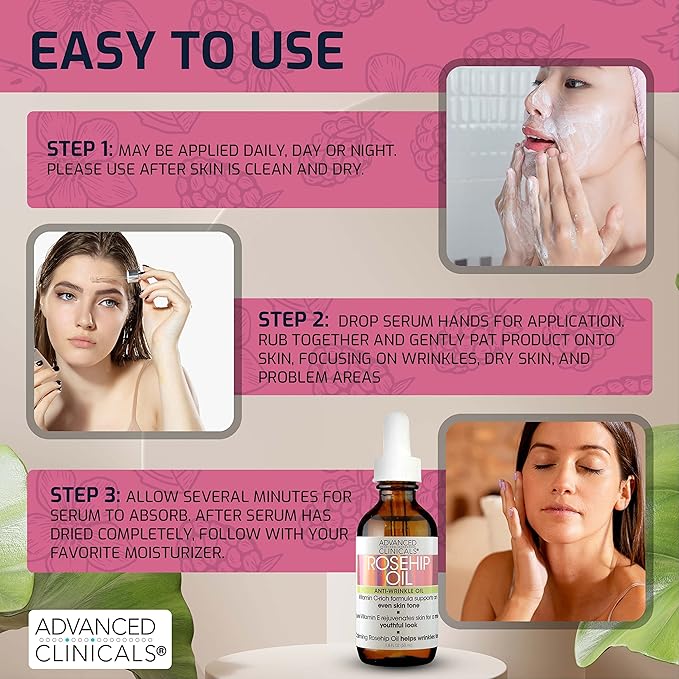 Advanced clinicals rosehip oil for