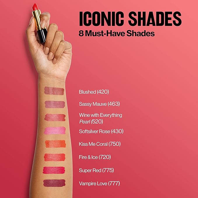 Revlon Super Lustrous Lipstick, Creamy Formula For Soft, Fuller-Looking Lips, Moisturized Feel, 760 Desert Escape, 0.15 oz