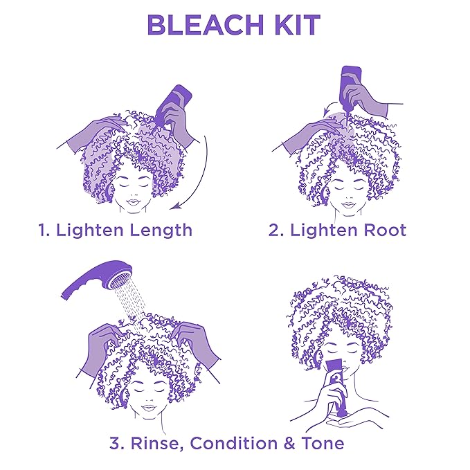 SoftSheen-Carson Interbeauty Dark and Lovely® Uplift Bleaching Kit for Blonde Hair, Includes Bleach Powder, Developer, and Toner