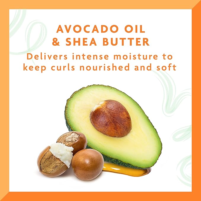 Cantu Avocado Hydrating Silicone-Free Conditioner with Pure Shea Butter, 13.5 oz (Pack of 2)