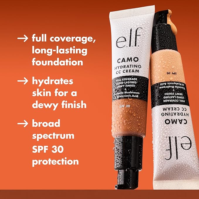 e.l.f. Hydrating Camo CC Cream, SPF 30, Color 205 N