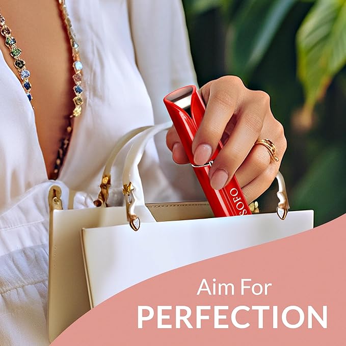 Facial Hair Removal for Women | Electric Razor Device Small Mustache Dermaplaning Remover Tools Tweezers Epilator Trimmer Face Dermaplane Shavers Beauty Gadgets Set Accessories by VISOFO (Rubin)