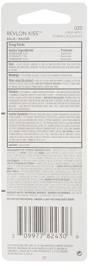 Revlon Lip Balm, Kiss Tinted Lip