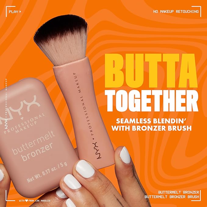 NYX PROFESSIONAL MAKEUP Matte Buttermelt Bronzer, Longwear Face Do Butta