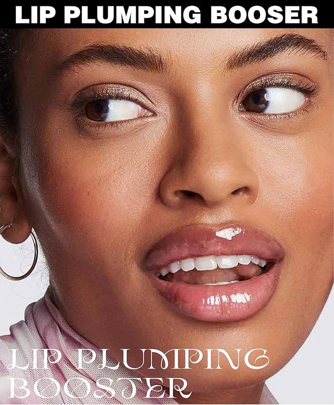 Plumping Lip Oil with Fresh Ginger Extract - Instant Fuller Lips, Ultra-Hydrating & Nourishing Glossy Lip Glow Oil, Lip Plumping Booster for Smooth, Defined Lips (#05 NUDE ILLUMINATOR, 1)