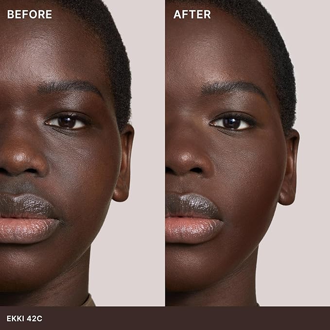 ILIA - Skin Rewind Complexion Stick - Foundation + Concealer + Skincare | Non-Toxic, Vegan, Cruelty-Free, Clean Makeup (42C - Ekki, 0.35 oz | 10 g)