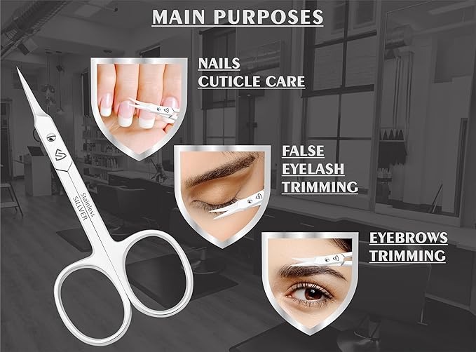 Cuticle Scissors Curved Blade -