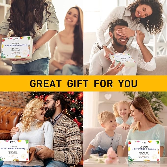 DMSKY 120 Pack Lip Balm, Lip