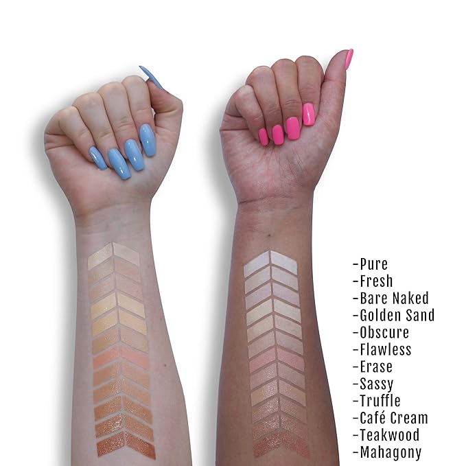 Organic Concealer, FULL Coverage Cover Up, 100% Natural, USA, Erase