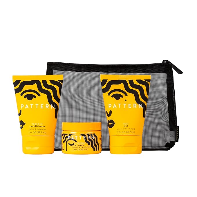 PATTERN by Tracee Ellis Ross Curl Cocktail Kit: Leave-In Conditioner, Styling Cream, and Curl Gel