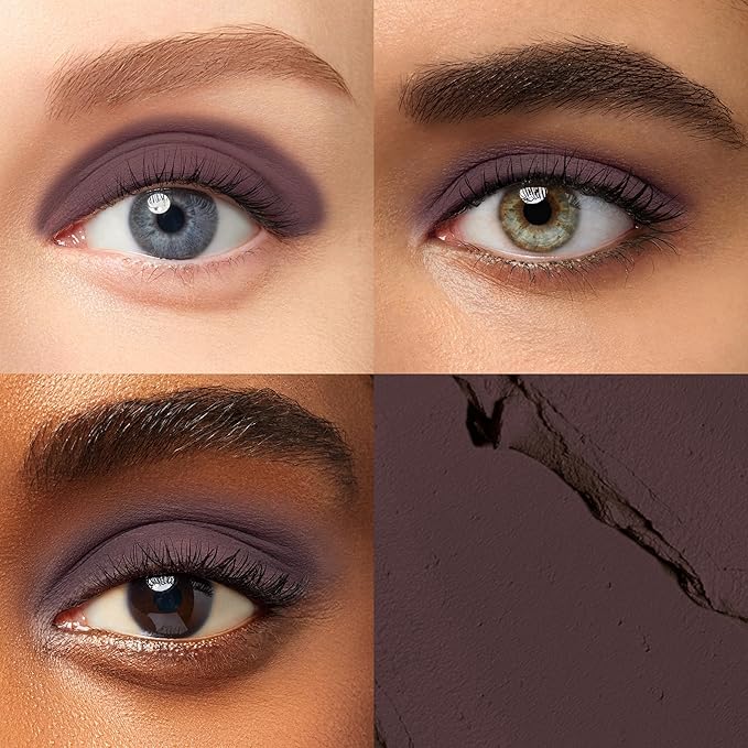 Julep Eyeshadow 101 Cream-to-Powder Waterproof Shadow Stick – Black Cherry Matte – Long-Lasting, Crease-Proof, Rich Toned Burgundy Matte Cream Eyeshadow with Built-in Smudger