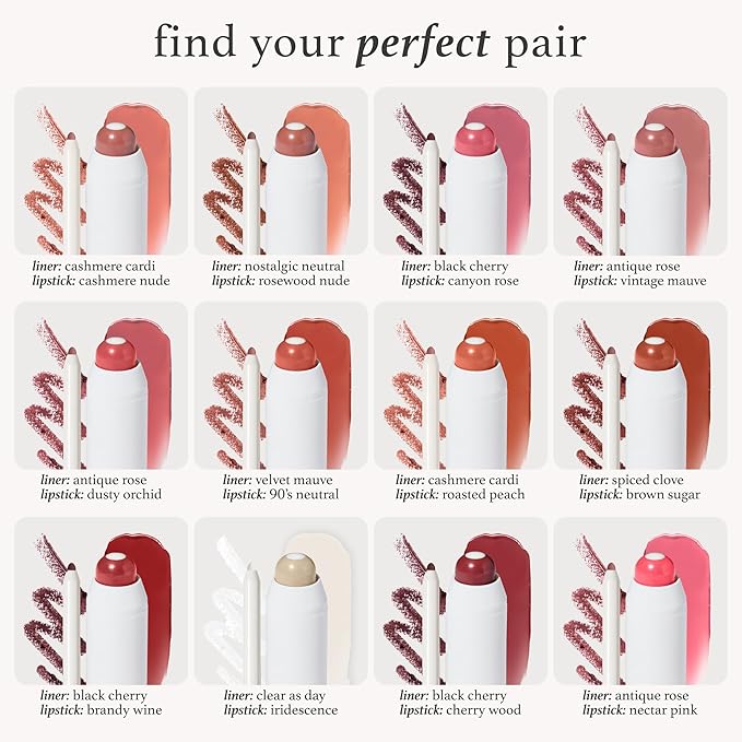 Julep With a Trace Retractable Creamy Long-Lasting Lip Liner, Rich Cocoa