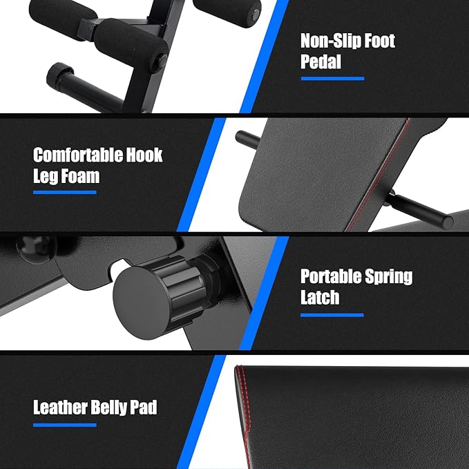foldable Multi-Functional Weight Bench 440lbs…