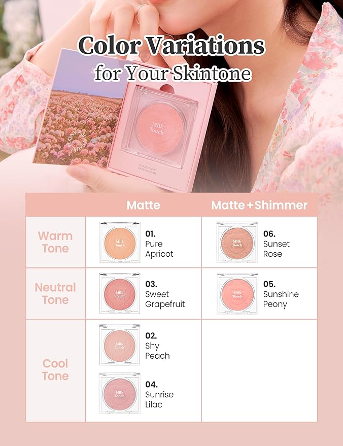 MILKTOUCH Touch My Cheek in Bloom Blush Sunset Blush (0.) 18 oz
