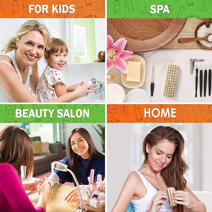 Konex Non-Slip Wooden Two-sided Hand