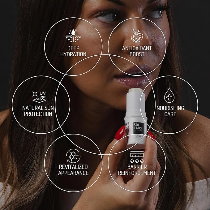 SPF 15 Lip Balm – Lip Moisturizer with SPF, Broad Spectrum Chapstick Hydration Lip Balm, Vegan & Cruelty-Free, Shea Butter Hydration, Zinc UV Protection, 11g Giant Chapstick, Lavender Mint Flavor
