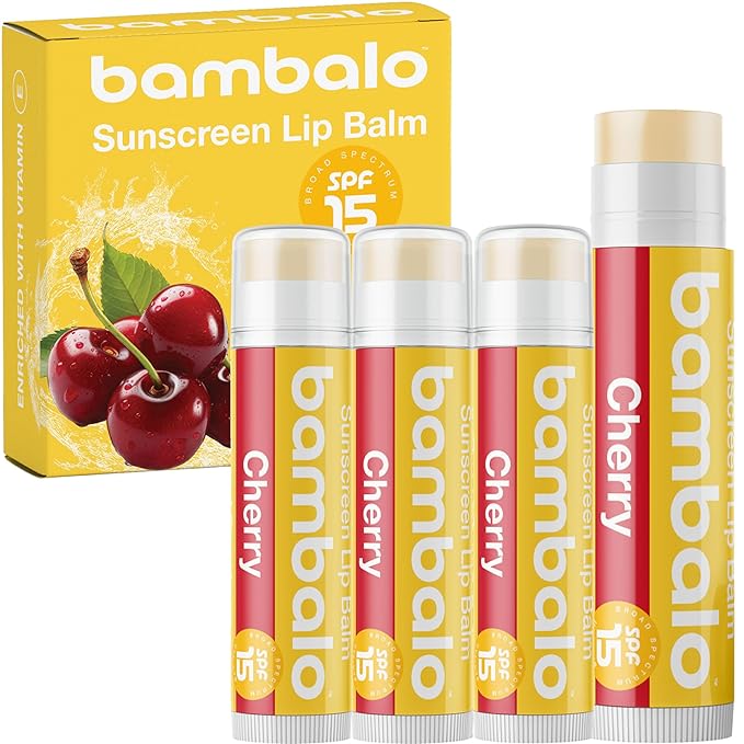 4-Pack Cherry SPF 15 Lip Balm