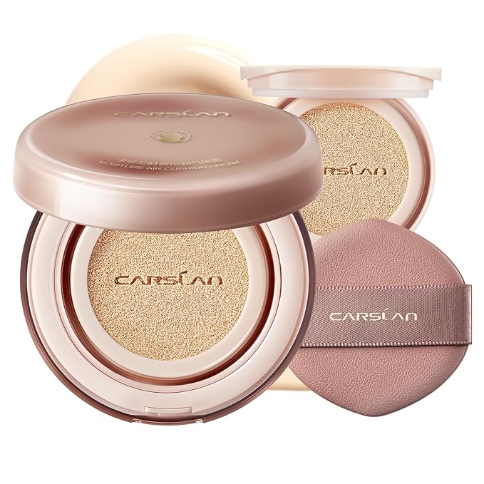 Moisture Air Cushion Cream Face Foundation Makeup, Lightweight,