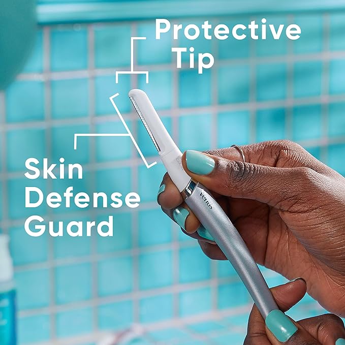 Gillette Venus Facial Razor Refills, Dermaplaning Exfoliating Replacement Blades, 4-Count