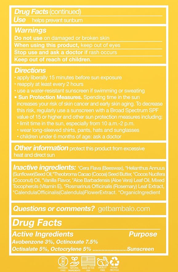 4-Pack Vanilla SPF 15 Lip Balm