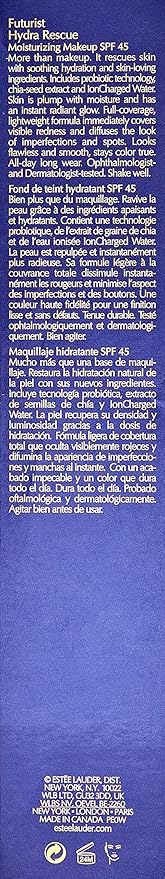 Estée Lauder Futurist Hydra Rescue Moisturizing Foundation SPF 5W1 Bronze 1.2 oz
