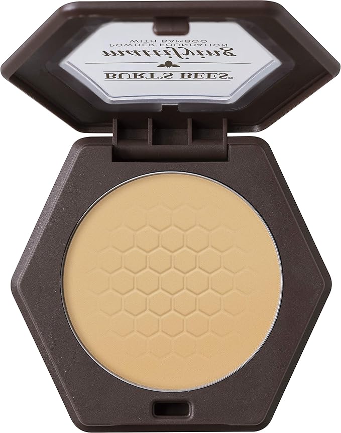 Burts Bees 100% Natural Mattifying Powder Foundation, Sand of 2)