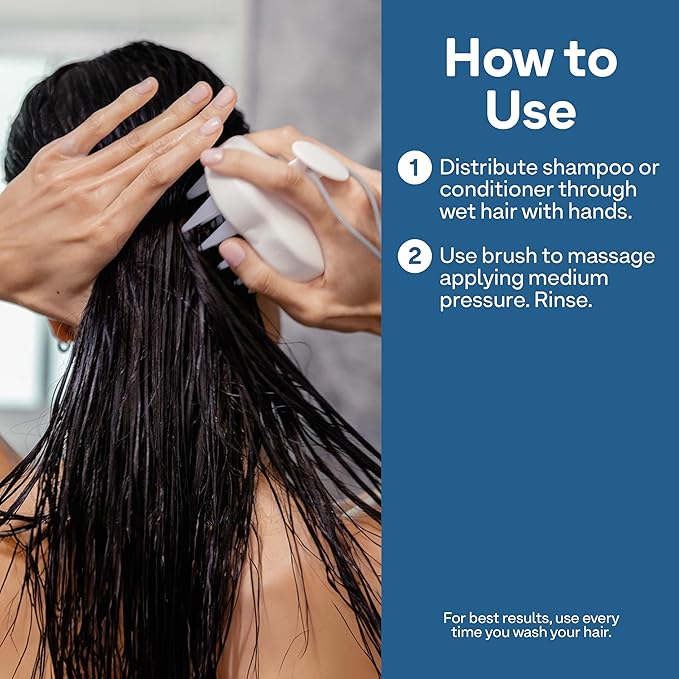 Colorproof Scalp Cleansing Brush for Optimal Hair Health — Scalp Scrubber for Deep Cleansing — Removes Buildup & Impurities, Promotes Shinier & Stronger Hair