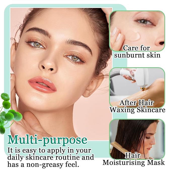 4PCS Aloe Vera Gel Moisturizer for Face,Hydrating Fast Absorbing Face Moisturizer After Sun Care,Moisturizing Long Lasting Non-Sticky Travel Size Aloe Vera Gel for Sunburn Relief