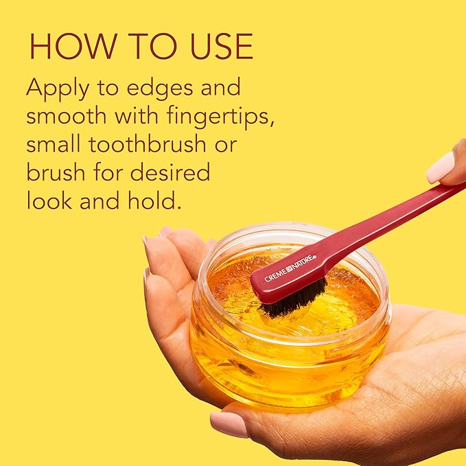 Creme of Nature with Argan Oil from Morocco Perfect Edges, 24 Hour Extra Hold with Moisture & Exotic Shine, 2.25 Ounce (Pack of 1)