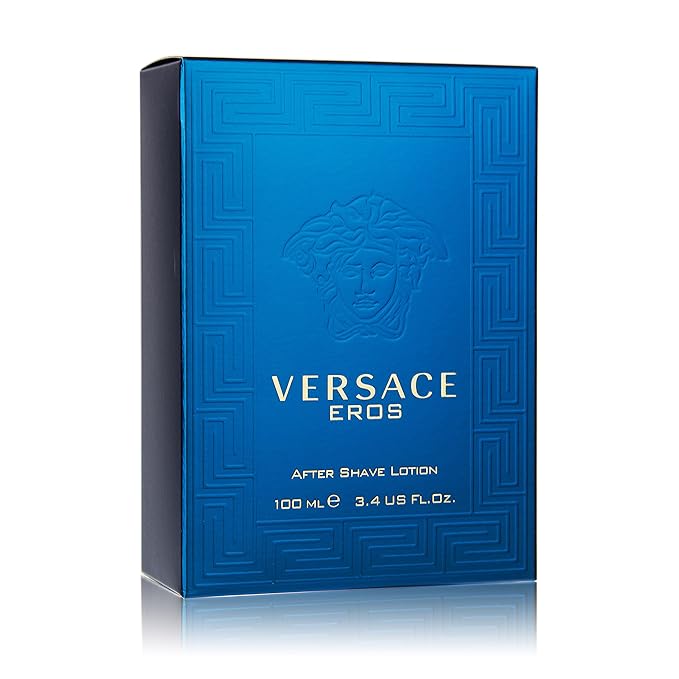 Versace Versace Eros After Shave for Men 3.4 Ounce / 100 Ml, 3.4 Fl Ounce