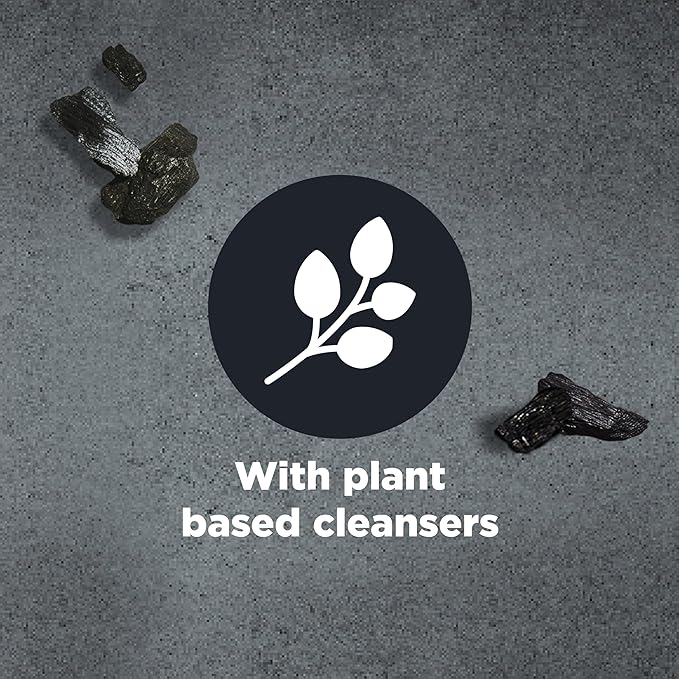 Dove Men+Care Men Shampoo For Healthy-Looking Hair Charcoal + Clay Naturally Derived Plant Based Cleansers 25.4 oz