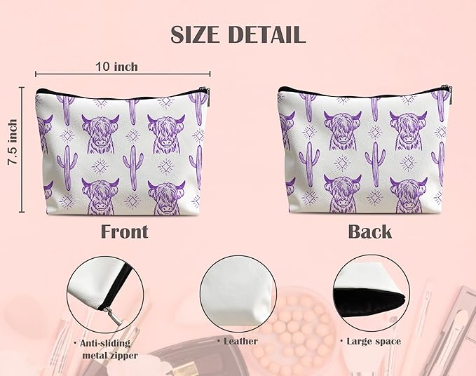 Western makeup bag,western gifts for