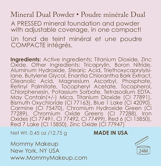 Mineral Dual Powder in Lullaby (Light) | 4-in-1 45 Oz
