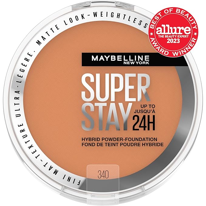 Maybelline Super Stay Up to 24HR Hybrid Powder-Foundation, 1 Count