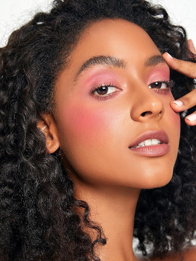 SHEGLAM Divine Flush Matte Blush Powder - Highly Pigmented, Non-Fading, Long Lasting Glowing Lightweight Natural Face Makeup