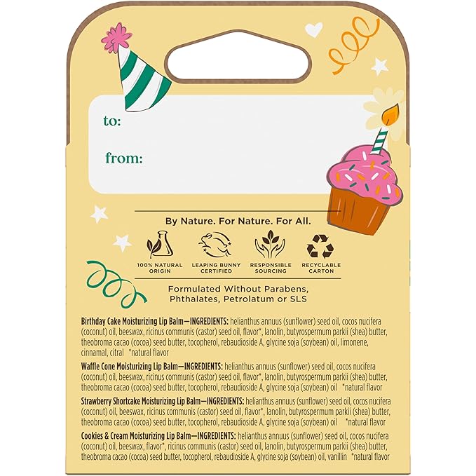 Burt's Bees Lip Balm Party Pack