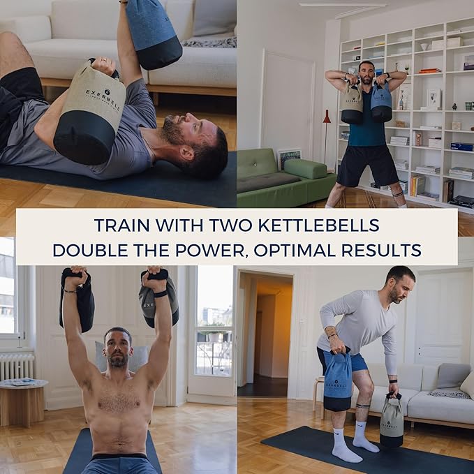 Foldable & adjustable kettlebell 2-14 kg – water-