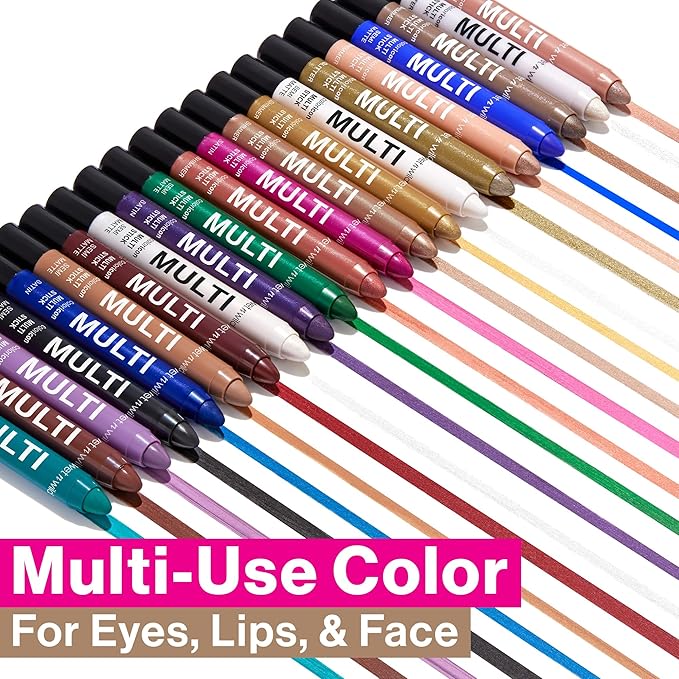 wet n wild Color Icon Cream Eyeliner Eyeshadow Multi-Stick, Moisturizing, Nourishing Velvety Cream-to-Powder Buildable & Blendable Formula, Cruelty-Free & Vegan - Nudie Culture