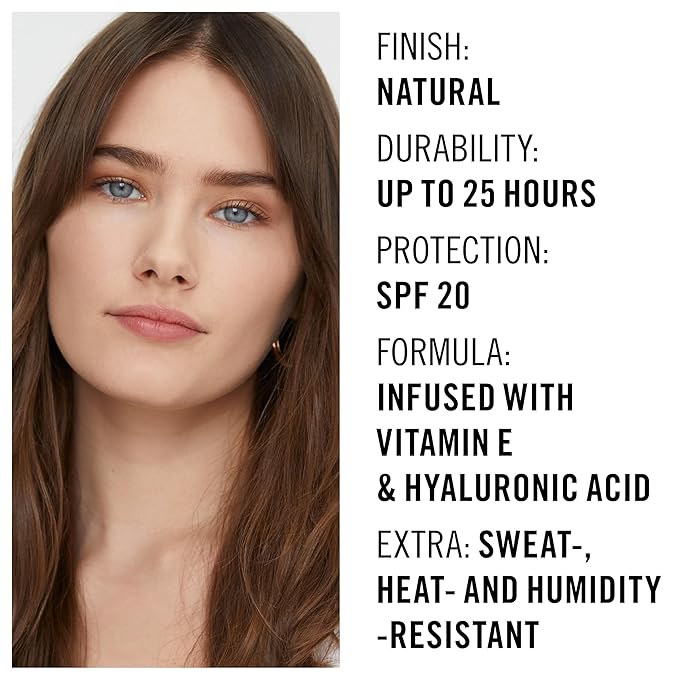 Rimmel London Lasting Finish 25HR - 100 Ivory Coverage, Waterproof, 1oz