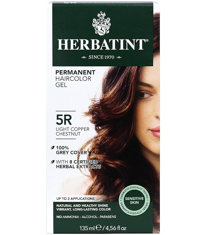 Herbatint Permanent Haircolor Gel, 5R