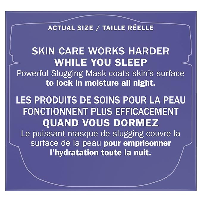 Olay Deep Moisture Slugging Mask with Shea Butter, Fragrance Free, 3.4 oz