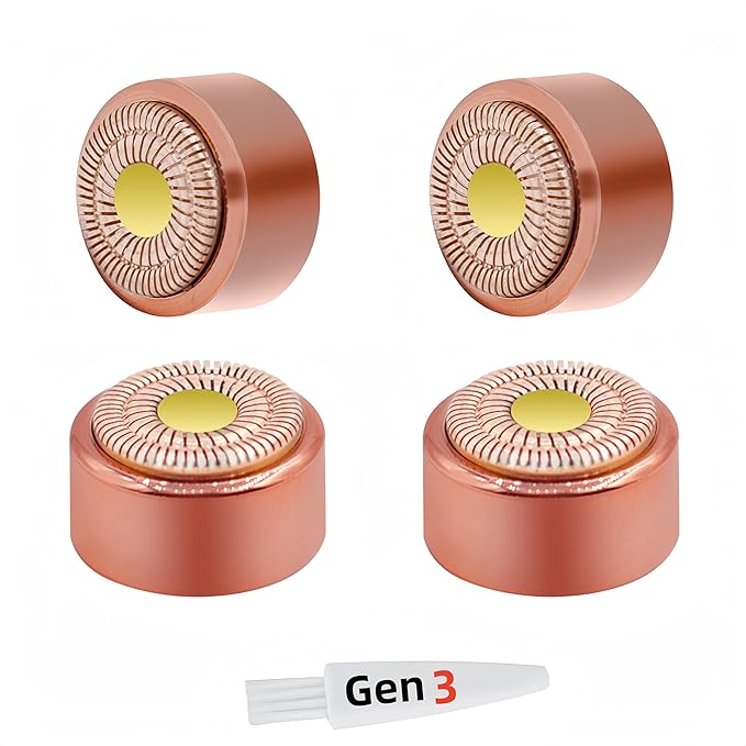 for Flawless Replacement Heads Gen 3 - Finishing Touch Flawless Facial Hair Remover Replacement Blades for Women, Shaver & Razor (4 pack Generation 3)