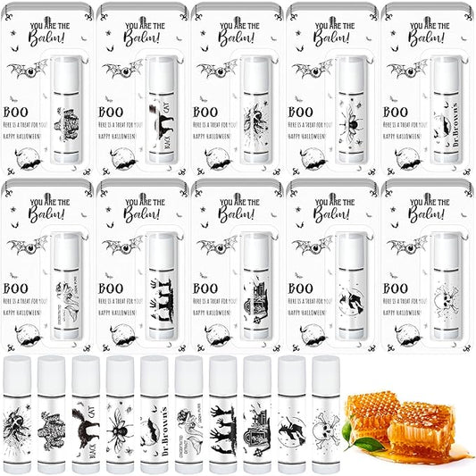 60 Pcs Halloween Lip Balm Bulk