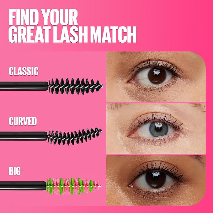 Maybelline Great Lash Clear Mascara, Conditioning Formula for Lashes and Eyebrows for a Natural Eye Makeup Look, 2 Count