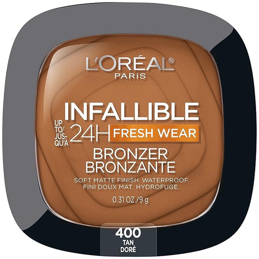 L'Oreal Paris Infallible Up to 24H Fresh Wear sweatproof, Tan, 0.31 oz