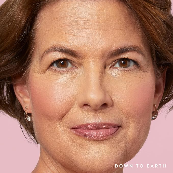 LAURA GELLER NEW YORK Baked Blush-n-Brighten Marbleized Blush for Cheeks - Down to Earth - Natural Finish - Buildable Color