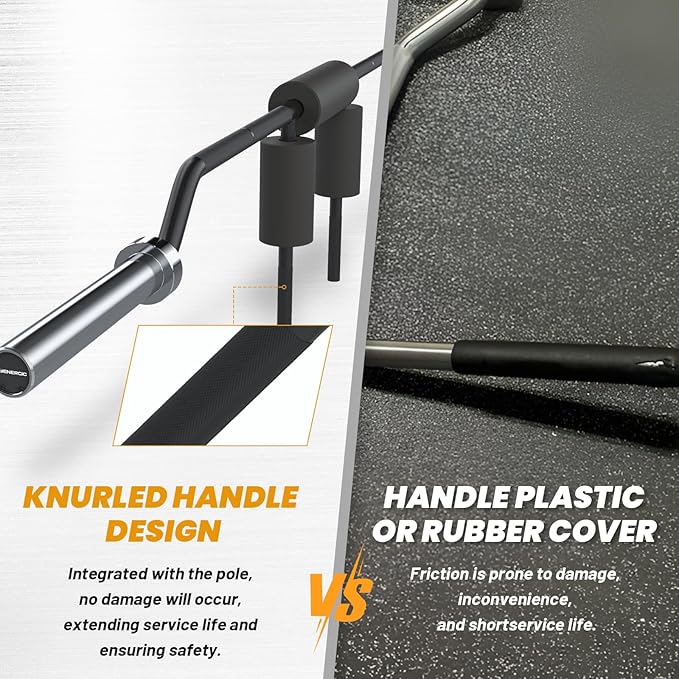 7FT Safety Squat Bar Load 700LBS 2" Sleeve