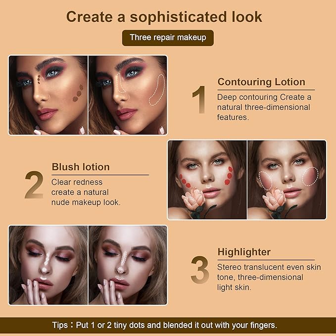 Liquid Highlighter Beauty Wand, Highlight Stick with Cushion Pearl White)