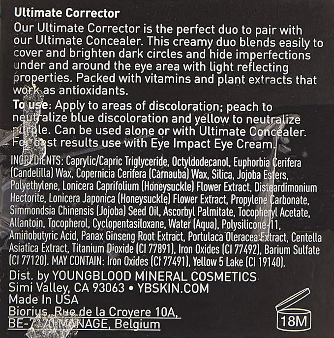 Youngblood Mineral Cosmetics Natural Ultimate Corrector - Concealing 0.09 oz 7 g